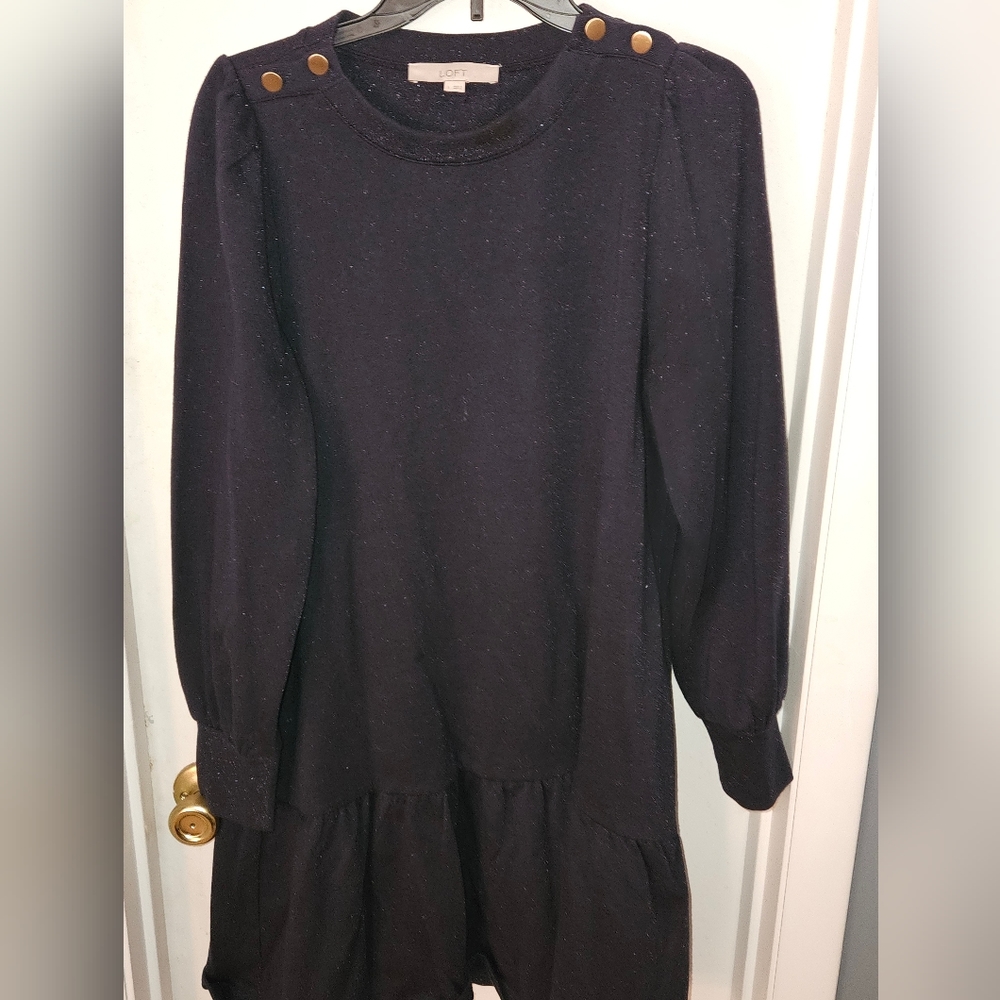 Loft navy mini dress size large